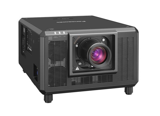 A projector with a lens attached to it.