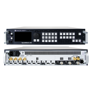 A digital video recorder with two inputs and two outputs.