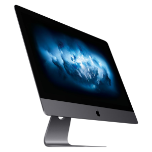 The apple imac is shown on a white background.