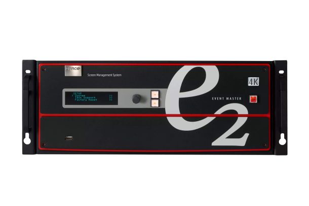 The e2 is a black and red device with a digital display.