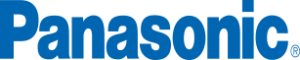 Panasonic logo on a white background.