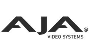 Aja video systems logo.