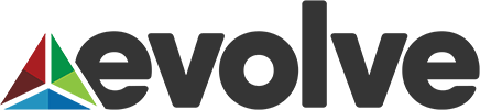 The logo for evolve.
