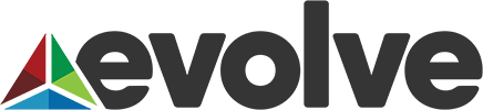 The logo for evolve.